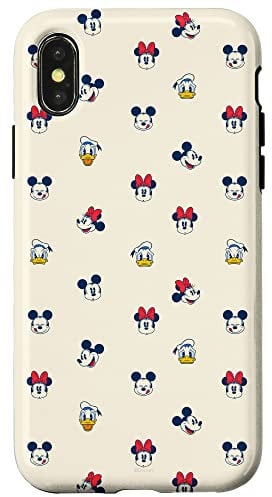 iPhone X/XS Disney Mickey and Friends Donald and Minnie Print Case