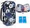 YOUSHARES Insulin Kühltasche mit 2 Kühlakku - 21x11.5x6CM Tragbar, aber großes Fassungsvermögen Medikamenten Etui für Diabetiker Halten Sie die Vorräte Sicher und Kalt Diabetes Tasche(Silberner Lotus)