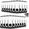 Cle USB 4GB, EASTBULL Clé USB 2.0 Flash Drive Clef USB Pivotant Stockage Disque Mémoire Stick Pendrive avec 20 Cordes (4GB*20PCS Noir)