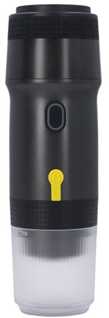 Cafetière Portable pour Capsules NES, pour Capsules DG, café Moulu, Machine à café 3 en 1, Machine à Expresso électrique de Voyage 12 V pour Camping, Voyage, Camping-car, Randonnée
