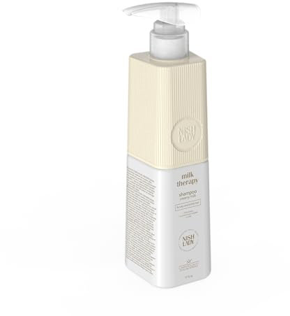 Nishlady Milk Therapy Hair Care Shampoo 503 ml - Cremiges Milch-Haarshampoo, Für Trockenes und Brüchiges Haar