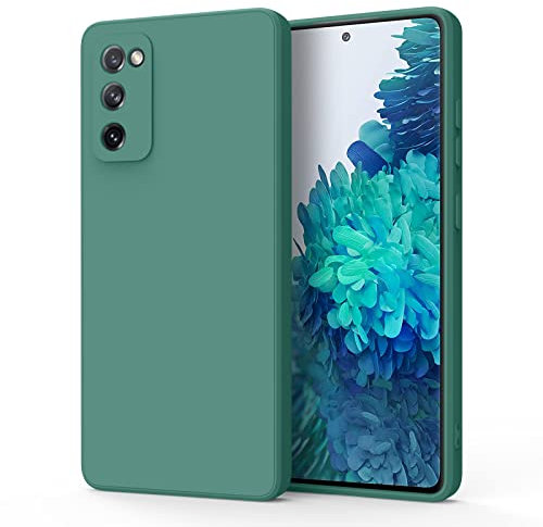 Vancle Funda para Samsung Galaxy S20 FE, Carcasas Silicona Premium, Protección Completa Lente Cámara, Fundas Protectora Resistente Arañazos y Caídas para Samsung Galaxy S20 FE 6.5, Verde Oscuro