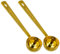 Dewocke 15ml Measuring Spoons - 2pcs Stainless Steel Coffee Scoop with Long Handle - Versatile Tablespoon, Measure Scoop Tablespoons, Stainless Steel Teaspoons for Coffee Milk Fruit Powder (Gold)