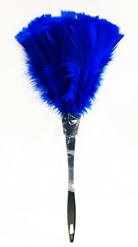 Feather Duster 13 Blue the tried and tested dusting tool with natural feathers to glide over items