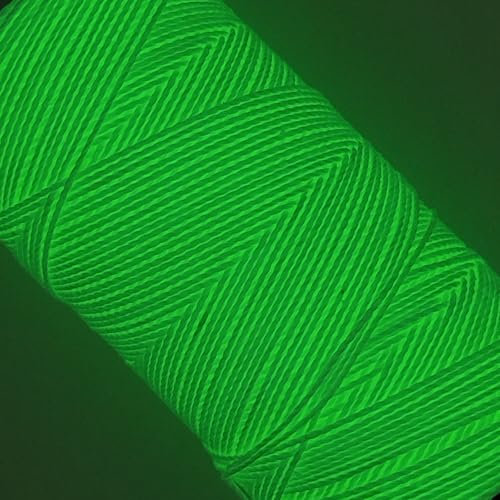 LINHASITA Bobina filo cerato Linhasita 100 g/170 metri, 1 mm di spessore poliestere (#Lux brilla al buio)