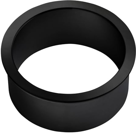 SOTECH Kabeldurchführung offen Einbau-Ø 80 mm/Außen-Ø 90 mm | echt Edelstahl schwarz galvanisiert Kabelring Kabeldurchlass Kabelauslass