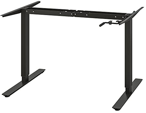 ProTuning TROTTEN Underframe Sit/Stand f Tischplatte, anthrazit, 120/160 cm
