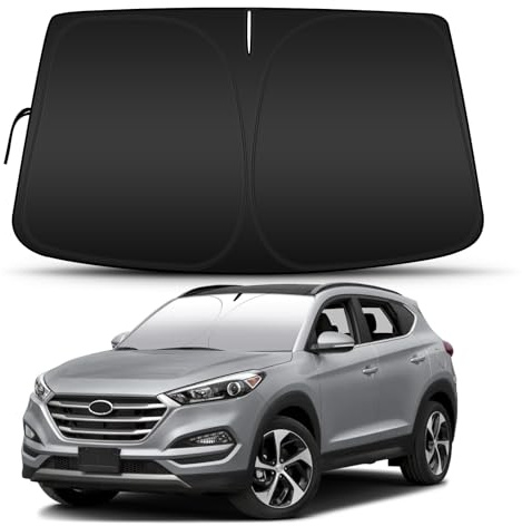 D-Lumina Parasol Coche Delantero contra los Rayos UV, Plegable y Portátil