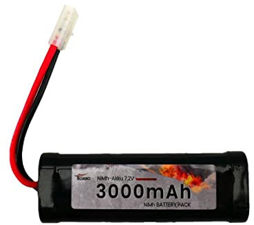 Torro Batterie ZB F. blindé avec prise Tamiya 7,2 V 3000 mAh Ni-MH