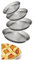 Set 4 PZ TEGLIA RUOTO per PASTIERA in Alluminio Varie Misure per Dolci Fai da Te Natalizi pasquali 24, 26, 28, 30 cm Dolci Classici Tradizionali