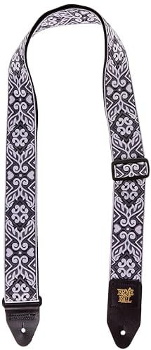 Ernie Ball Jacquard-Gitarrengurt - Tribal Silver