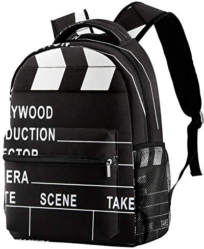 LORVIES Kino-Rucksack, lässiger Rucksack, Schulterrucksack, Büchertasche für Schule, Studenten, Reisetaschen