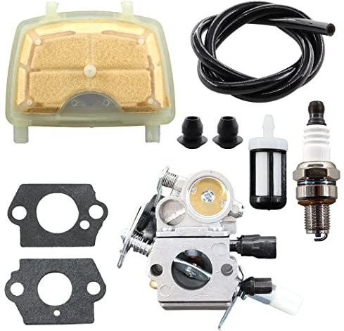 MCHNIC Vergaser mit Benzinfilter Luftfilter für Stihl MS171 MS181 MS201 MS211 MS 181 171 211 Kettensäge Ersetzt 1139 120 0612 ZAMA Vergaser C1Q-S123B C1Q-268C C1Q-S269
