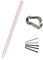 Stylet de rechange pour Samsung Galaxy Tab S7 / S7 FE sans Bluetooth) + embouts / plumes Rose