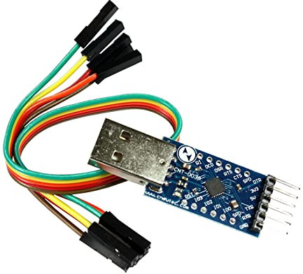 Paradisetronic.com USB-UART-Wandler CP2104, Serielle Schnittstelle/TTL zu USB, 3.3V/5V USB Serial Converter für Linux, macOS, Win7, Win8, Win10 (Adapter)