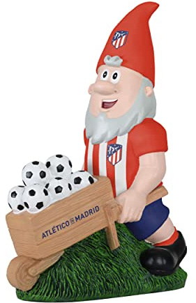 FOCO Offically Licenced Atletico Madrid FC Wheelbarrow Gnome
