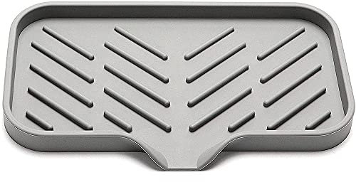 Peowuieu Silicone Kitchen Soap Tray, Sink Tray, Drain Sponge Tray, Sink Tray, Used for Sponge Soap Dispenser Scourers