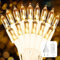 Ciskotu Lichterkette Weihnachtsbaum Warmweiß, 8.85M 50Lichter Lichterkette Tannenbaum Innen IP44 Wasserdicht mit Stecker, Geeignet für Weihnachtsdekoration, Weihnachtsbaumbeleuchtung, Raumdekoration