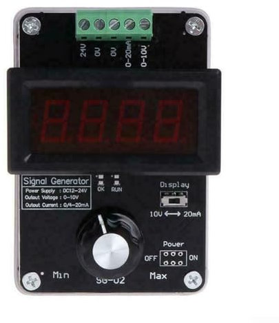 Generatore di segnale di CC 0~10V del simulatore 0-20mA analogico di tensione corrente regolabile per la prova del pannello dello SpA di regolazione del valore