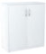Kommode Julia Weiß Sideboard Aufbewahrungsschrank für Schlafzimmer, Wohnzimmer und Flur Moderne mit 2 Türen, 1 Regalboden LxBxH 74x35x85 cm