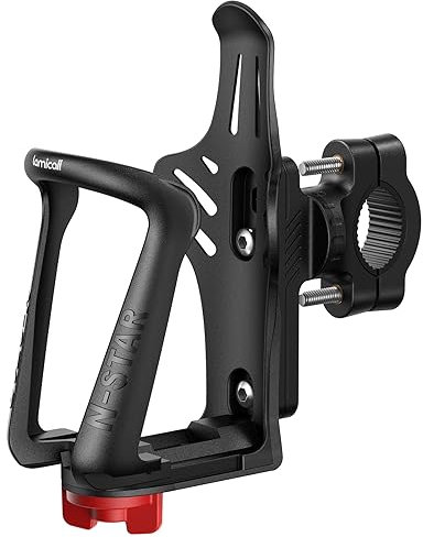 Lamicall Portabidón Bicicleta - [para Botellas de Diámetro de 48mm-71mm] [para Manillar y Marco] Soporte Botella Bicicleta con Herramienta de Tornillo, Portabidones Duraderos para Bicicleta MTB
