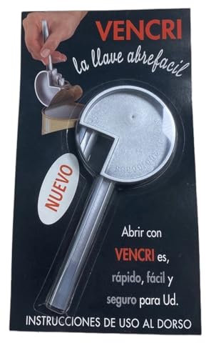Abrelatas original manual para abrir facil latas de anillas, utensilio de cocina abridor de conservas sin esfuerzo, VENCRI