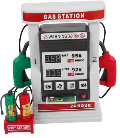 JOINPAYA Stazione Di Servizio Giocattolo Modellistica Fai Da Te Carte Scorrimento Vocali Kit Di Modelli Di Stazione Di Servizio Per Ragazzo Ragazza Ragazza Giocattoli Educativi Per Casa e c