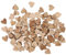 JIYIN 100 Stück Holzherzen Deko, 1.2cm Mini Holz Herzen Deko Holzherz Streudeko Holzherzen zum Basteln für DIY Handwerk Hochzeits-Deko Tischdeko Streudeko