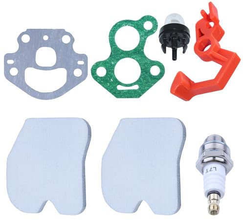 Air Filter Kit with Shifter Lever for Mcculloch CS340 CS380 Chainsaw for Husqvarna 235 235E 236 236E 240 240E Jonsered CS2234 CS2234S CS2238 CS2238S Red Max GZ3800 5450 61 801