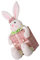 HIAKDOFT Osterhase Kostüm Einhorn Schweinchen ausgestopft Tiere hasenfiguren Easter Bunny osterngeschenk Ostern Dekoration Garten Hasenfigur zu Hause Kaninchen- PP Baumwolle