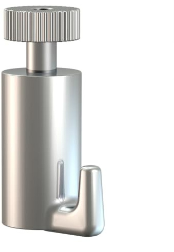 Artiteq Auto Grip Haken, 15 kg - 10er Set - Selbsthemmender Aluminiumhaken für 2 mm Perlon- und Stahldraht - Für Malerei Aufhängungssystem