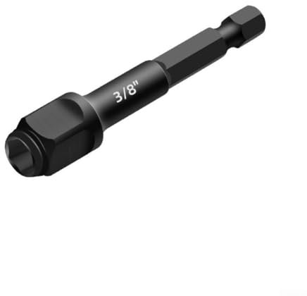 Oniissy 2-in-1-Steckschlüsseladapter aus Chrom-Vanadium-Stahl für Schlagschrauber, magnetischer Bithalter für sicheren Halt und einfache Handhabung (9,5 mm)