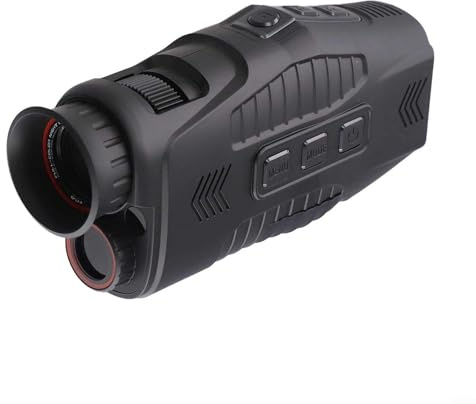 Whychstore Monokular Nachtsichtgerät, 1080P HD Auflösung Monokular mit 10X Digitalzoom, unterstützt Betrachtungsabstand bis zu 800M, für den Außenbereich