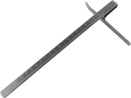 Kreissäge-Lineal, 260 mm, Führungszaun für 17,8 cm elektrische Kreissäge – komplett aus Metall, schwarz, Schnittführungszubehör