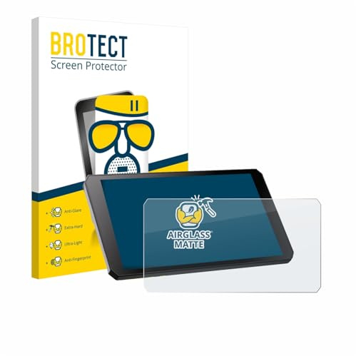 BROTECT Schutzglas für RiderNav R7M | Entspiegelnder Displayschutz Made in Germany Schutzfolie Glas Matt Anti-Reflex Kratzfest 9H Anti-Fingerprint Einfache Montage