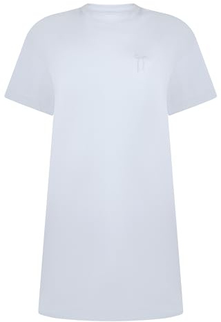 HUNKEMÖLLER Nachthemd Rundhalsausschnitt - Halogen Blue - M/L