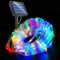 cuzile Solar Lichterkette, 23ft 50 LED Solar Lichterkette Weihnachten, Solar Lichterketten, Garten Außen Mehrfarbig, Solar Beleuchtung Kugel für Party, Weihnachten, Halloween, Fest Deko usw