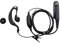 MagiDeal Auriculares Gancho Micrófono Acústico PTT Compatible con Motorola GP328 GP338 GP340 Radio Walkie Talkie