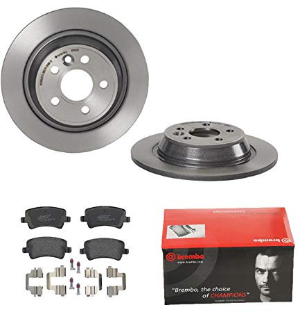 BREMBO BREMSSCHEIBEN Ø302mm + BREMSBELÄGE HINTEN FÜR FORD GALAXY WA6 S-MAX WA6