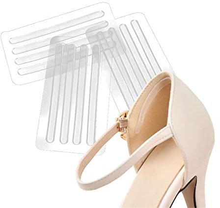 6 Blätter (24PCS) Frauen Klar Silikongel Dünne Selbstklebende Fersenband Anti-wear Fuß Aufkleber Linderung Von Schmerzen Schuhe Einlegesohle Kissen Angebrachte Pflege für High Heel Schuhe