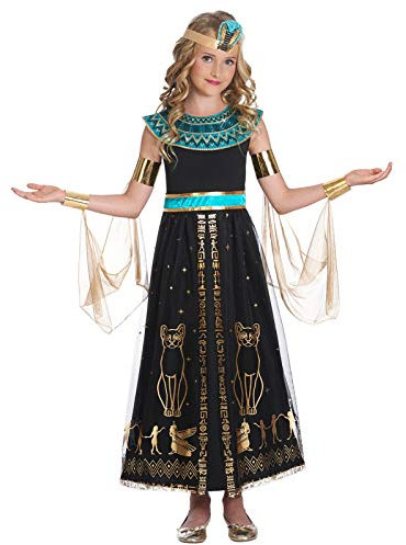 (PKT) (CC Accessories) (9905035) Child Girls Dazzling Cleo Costume (6-8yr) - by Riethmuller Amscan Europe