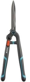 Gardena Heckenschere 2in1 EnergyCut: Mechanische Gartenschere mit 2-stufigem Getriebe, 23 cm, antihaftbeschichtete Präzisionsklingen, Stoßdämpfung (12303-20)