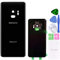 MovTEK Back Glass Replacement Rear Battery Cover Genuine for Samsung Galaxy S9 G960F with Camera Lens Repair Kit (Midnight Black)
