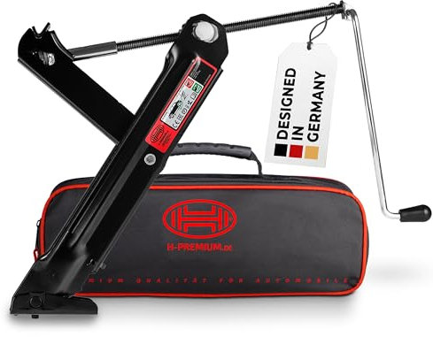 HEYNER® Wagenheber OEM Erstausrüsterqualität inkl. Tasche speziell für T5/T6 bis 1375 kg, ab Baujahr 2010 Scherenwagenheber OEM: 7E0 011 031 J BN3 Made in EU