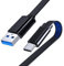 1M USB-C to USB-A 3.0 Cavo, USB C Piatto Ricarica Rapida 3A per Samsung Galaxy S22 S21 S20 FE Note 20 A20e A21s A30s A31 A32 A33 A41 A51 A52 A53 A72 |Xiaomi Redmi Note 11 1 9T 9S 9 Pro POCO X4 X3 Pro