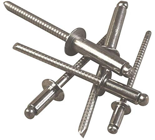 Stainless Steel Pop Rivet In A4 (316) Stainless Steel Rivet For Marine/Sailing Boat Blind Fixings - 3.2 x 6 mm - Pack of 10