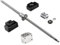 CNCYEAH Kugelumlaufspindel SFU1605-400mm Gewindespindel Edelstahl Linearführung mit BK12 / BF12 Unterstützung, DSG16H Muttergehäuse+Kugelumlaufmutter+Kupplung für Graviermaschine
