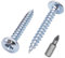 SKIR'CO 150 viti in acciaio zincato 4,0 x 30 mm argento legno viti metalliche, testa wafer, Pozidriv, autofilettanti