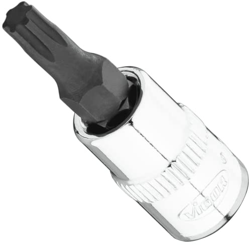 VIGOR Schraubendrehereinsatz, V7037-IP25, 1/4″, IP Profil, SW 25IP | Antrieb 1/4 Zoll (6,3 mm) Vierkant hohl, Abtrieb Innen TORX PLUS Profil, 15 g, SW 25IP , 1/4″ , IP Profil