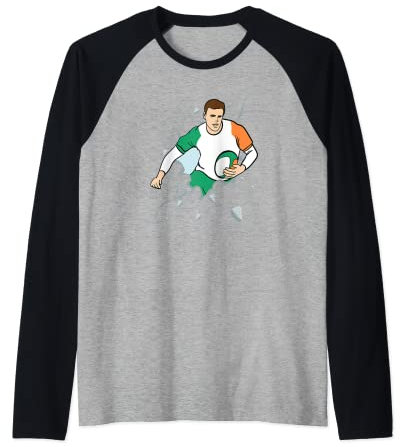 Irland Rugby Union Jersey 2019 Fans Kit Irish Supporters Raglan